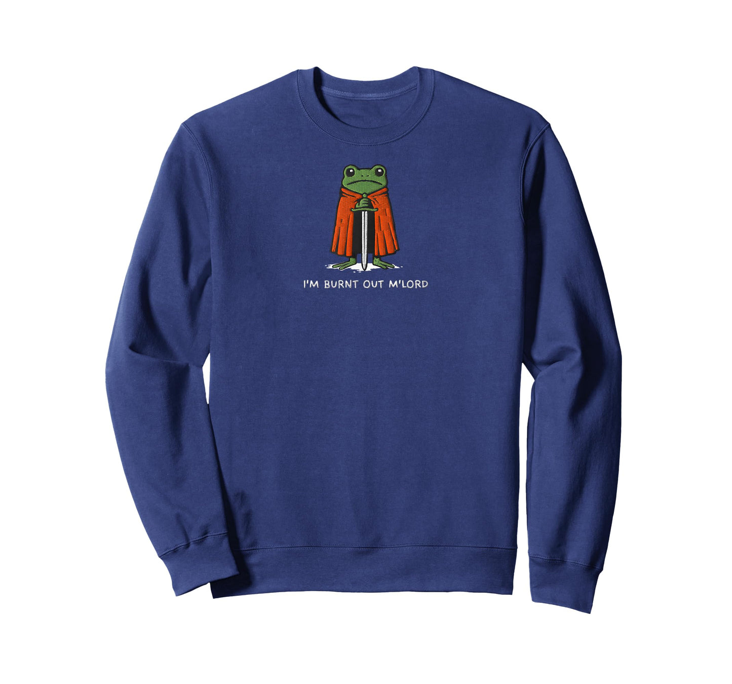 I'm Burnt Out M'Lord Funny Knight Frog Meme Boys Men T-Shirt