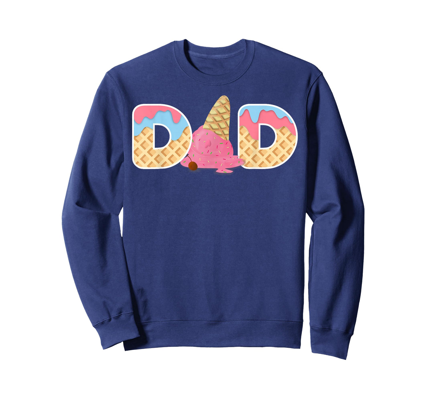 Ice Cream Dad 1st Birthday Matching Family T-Shirt