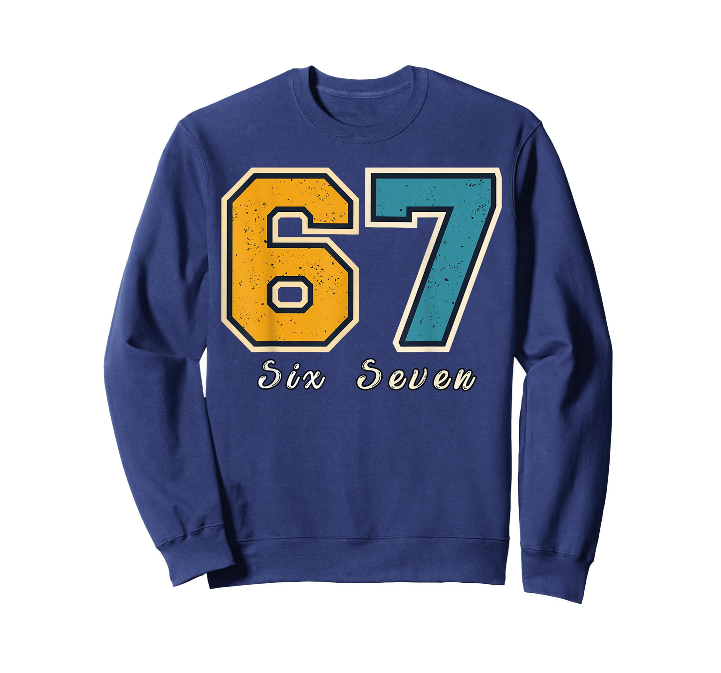 Funny Six Seven 6 7 Meme Gen Alpha Slang T-Shirt