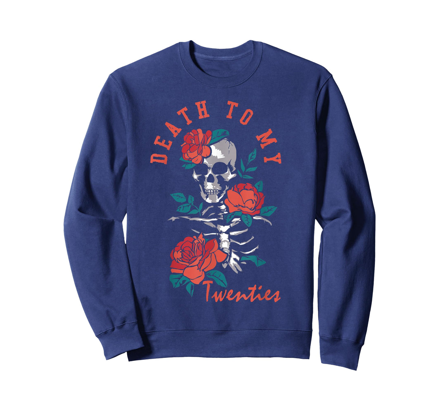Death to My Twenties Funny R.I.P 20s, 30th Birthday Skeleton T-Shirt