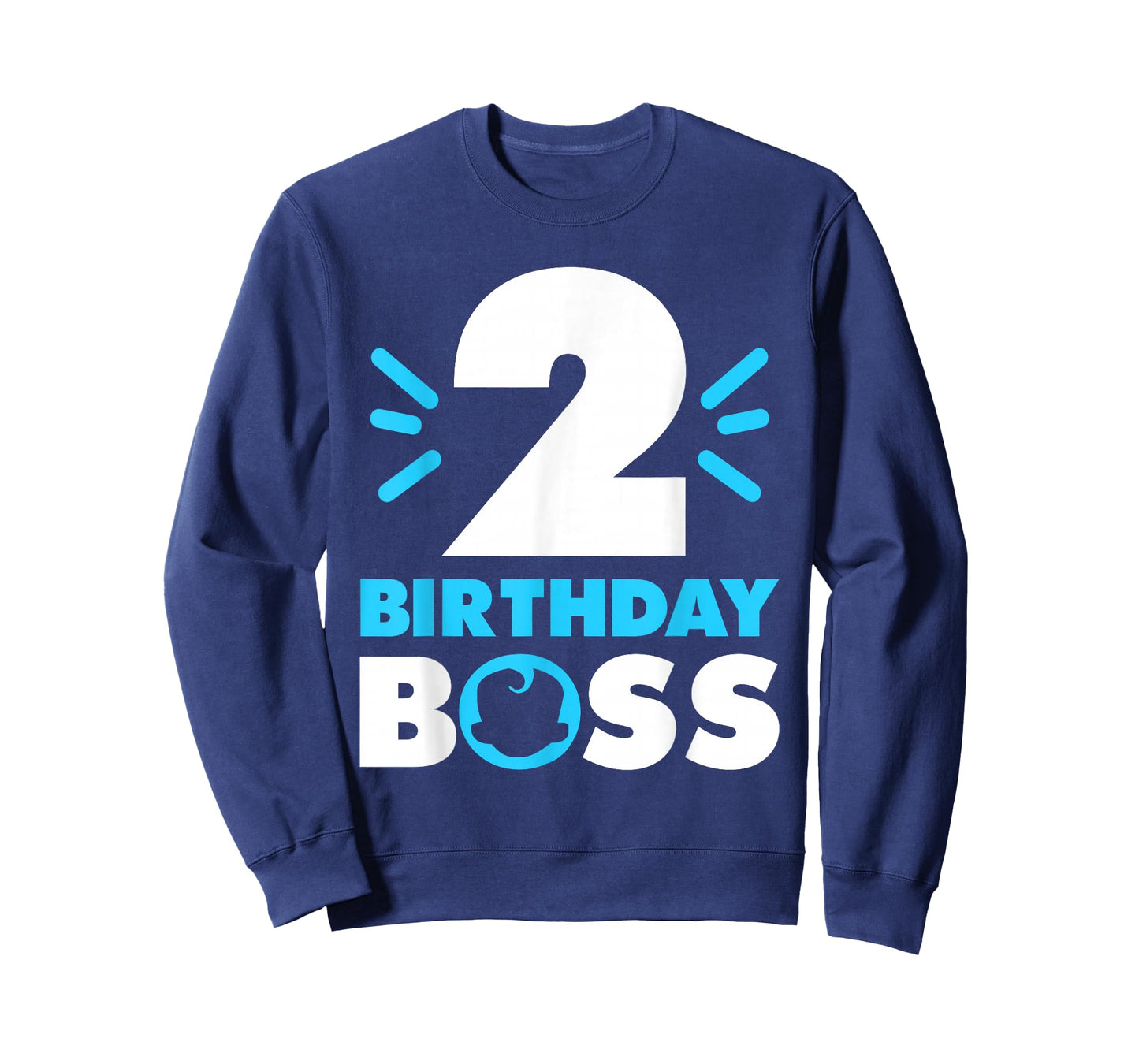 Funny 2nd Birthday Boss Boy Girl 2 Year Old Family Matching T-Shirt