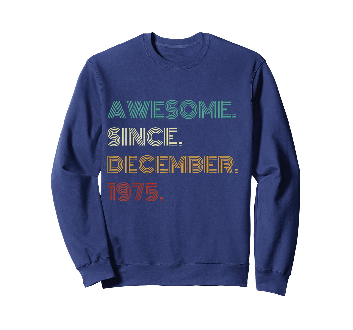 50 Years Old Awesome Since December 1975 50th Birthday T-Shirt