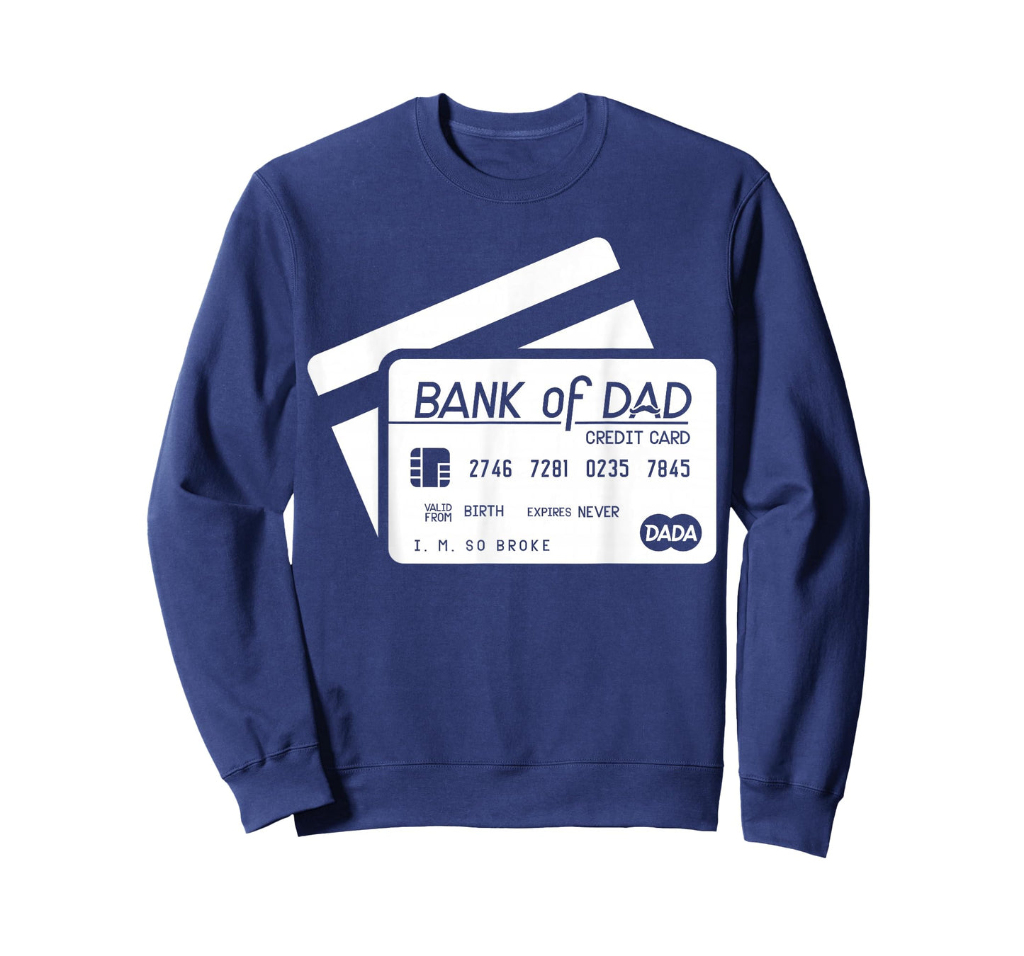 My Dads Credit Card Humor Funny Dad Jokes Tee - Bank of Dad T-Shirt