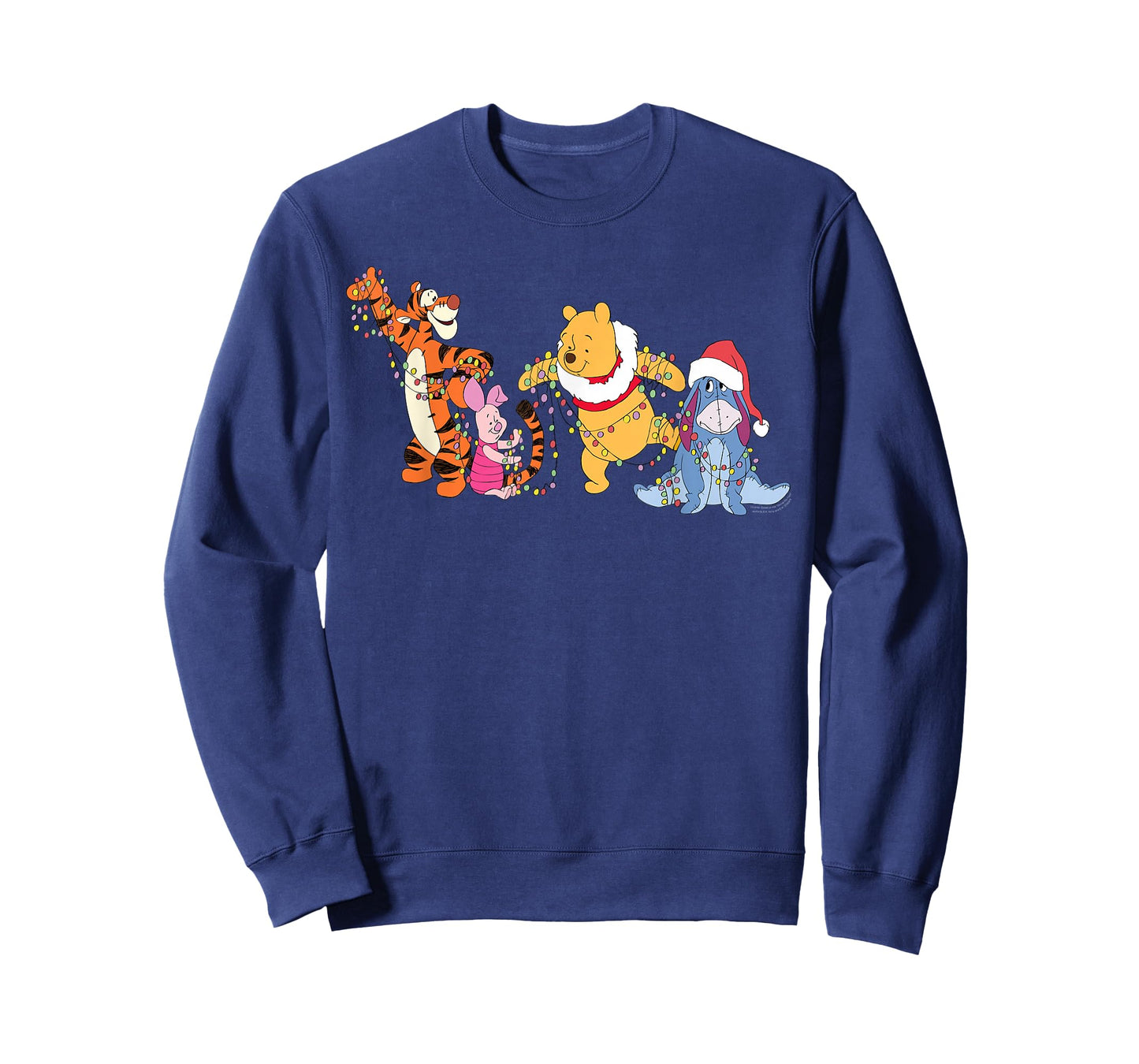 Disney Winnie The Pooh & Friends Christmas Lights Holiday T-Shirt