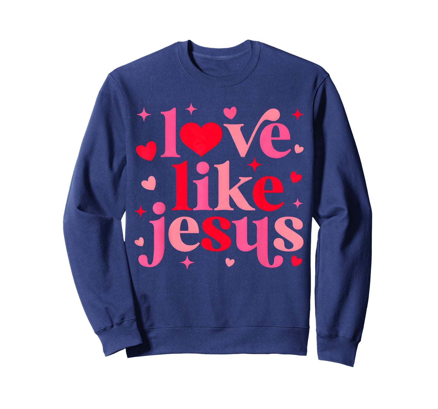Love Like Christian Jesus Valentine Religious Girl Women Tee T-Shirt