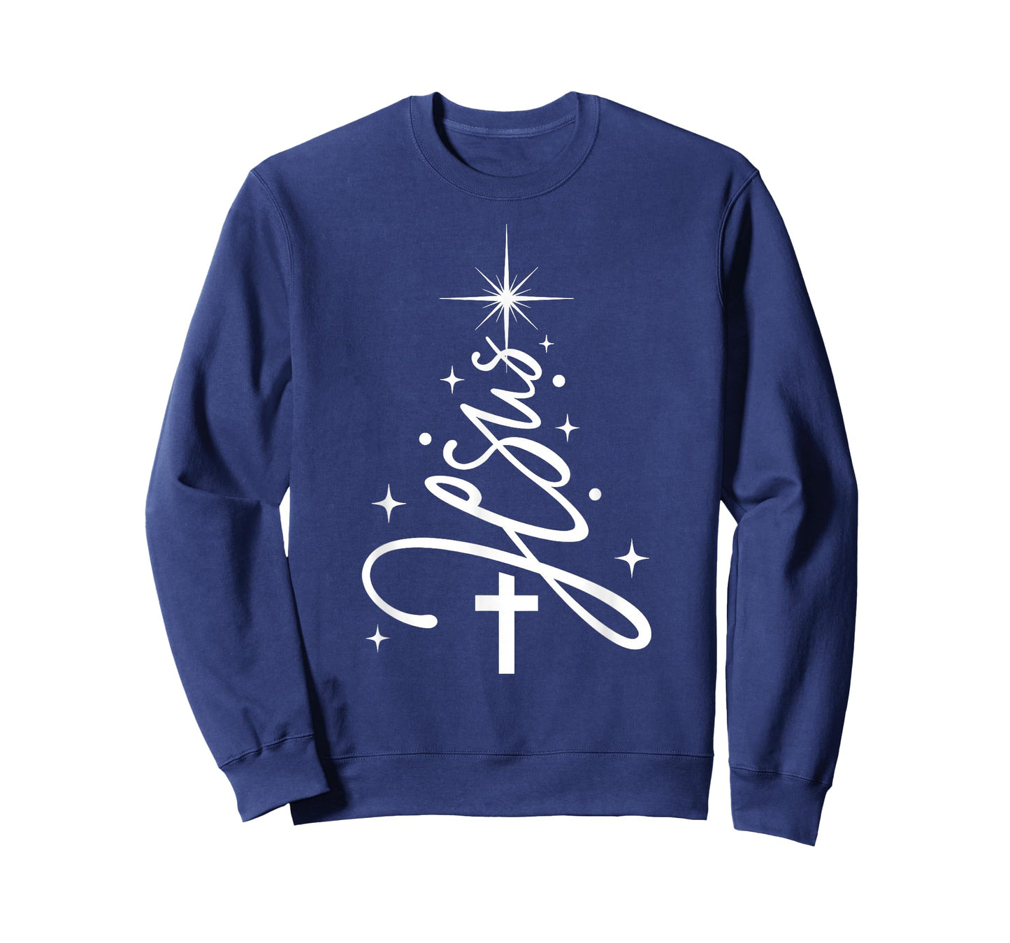 Jesus Christmas Tree Faith Based Christmas Christian Bible T-Shirt
