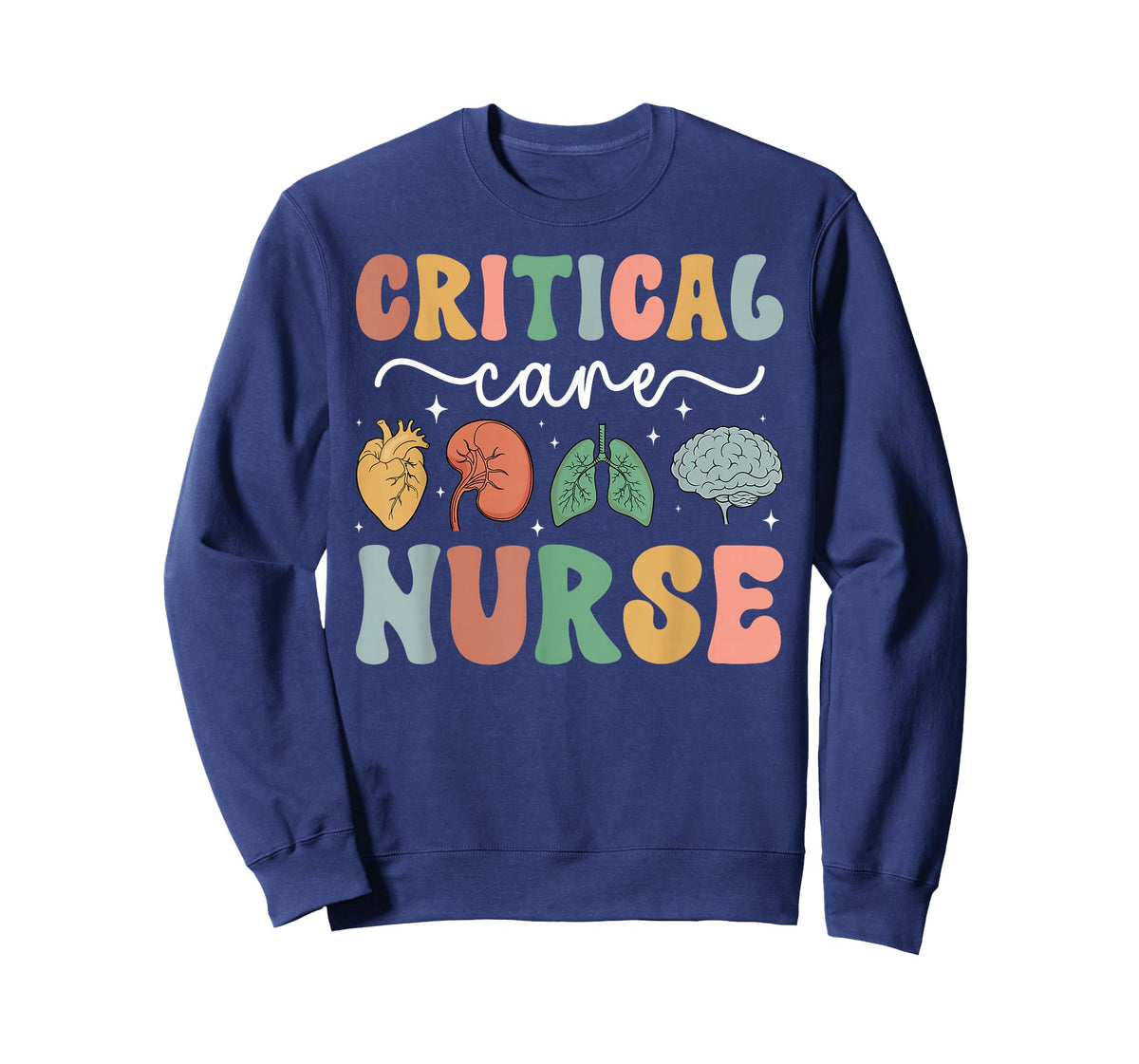 Critical Care Nurse Groovy Critical Care Unit T-Shirt