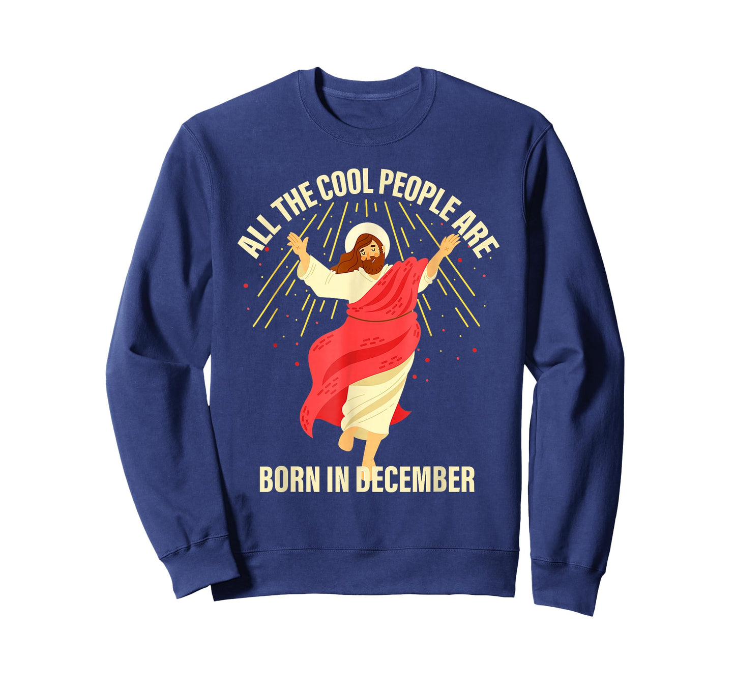 Cool People are Born in December Christian Christmas Jesus T-Shirt