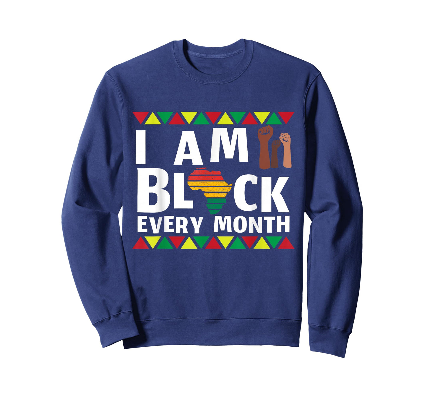 Black History Month Tshirt I Am Black African Woman Afro T-Shirt