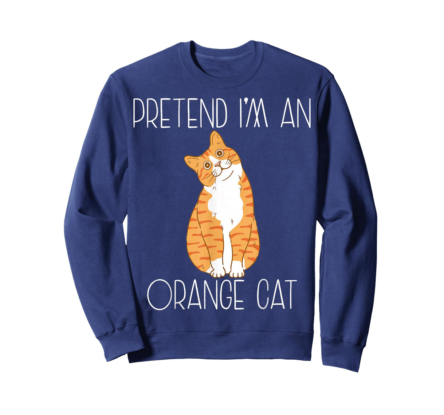 Pretend I'm an Orange Cat Halloween Costume Family Funny T-Shirt
