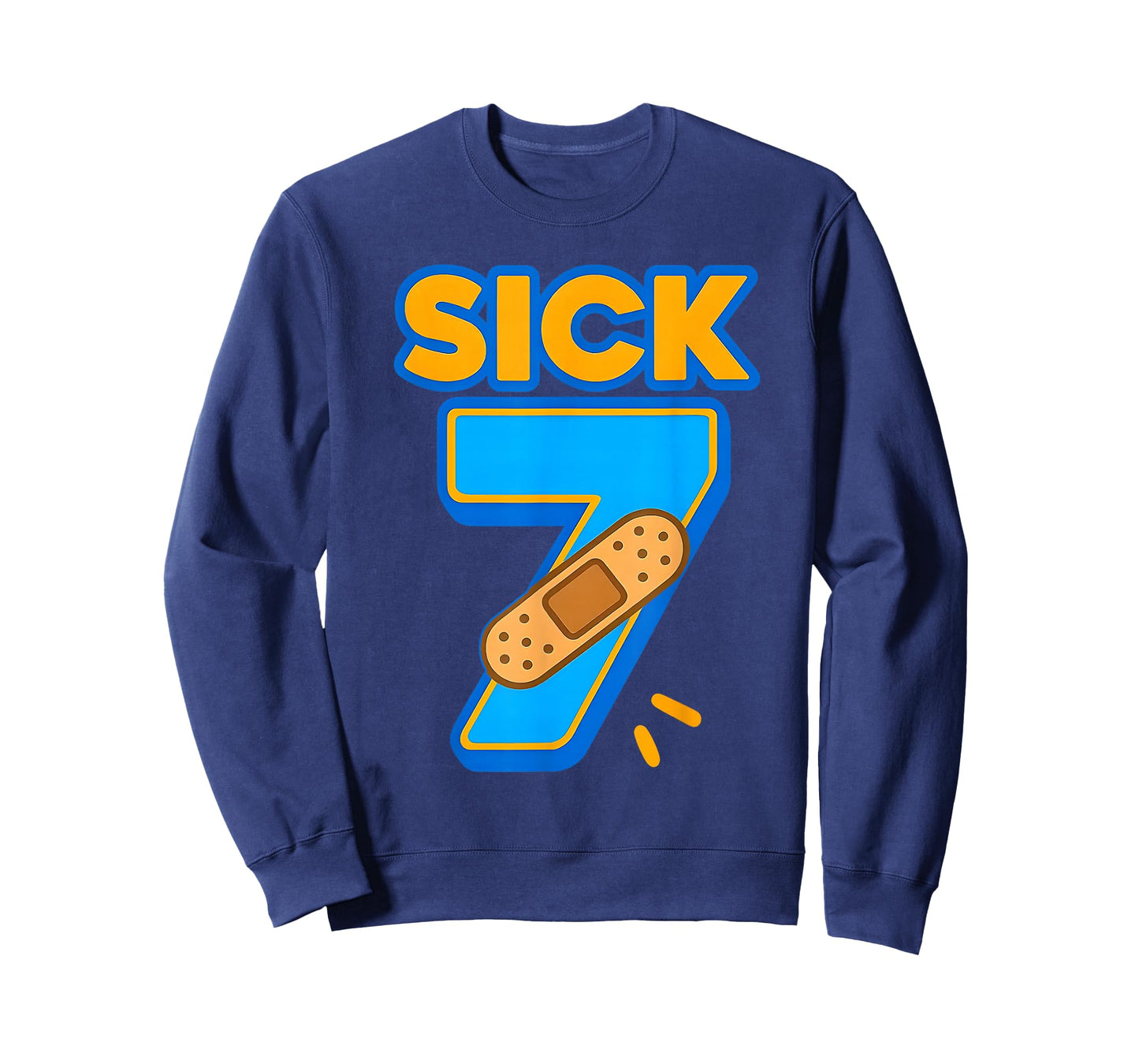 Sick Seven Meme Six Seven Sick 7 Funny Birthday Bandage T-Shirt