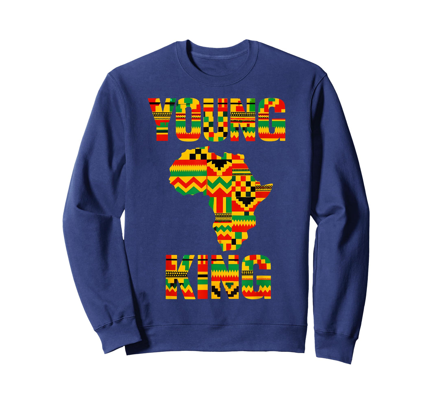 African Kente Art Men Boys Kids African American T-Shirt