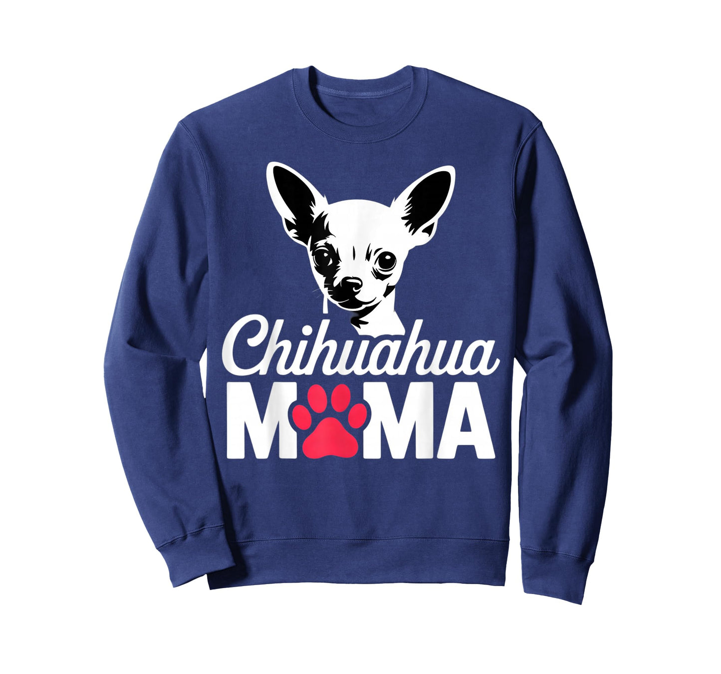Chihuahua Mom Dog Lover Paw Women T-Shirt
