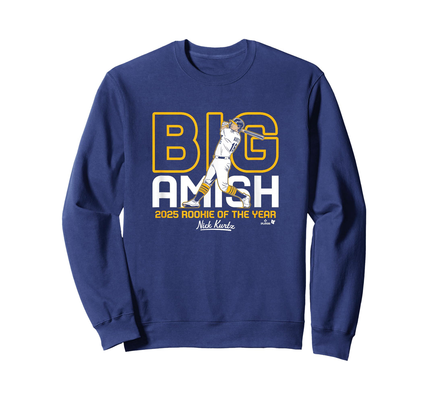 Nick Kurtz - Big Amish Rookie of The Year - Baseball T-Shirt
