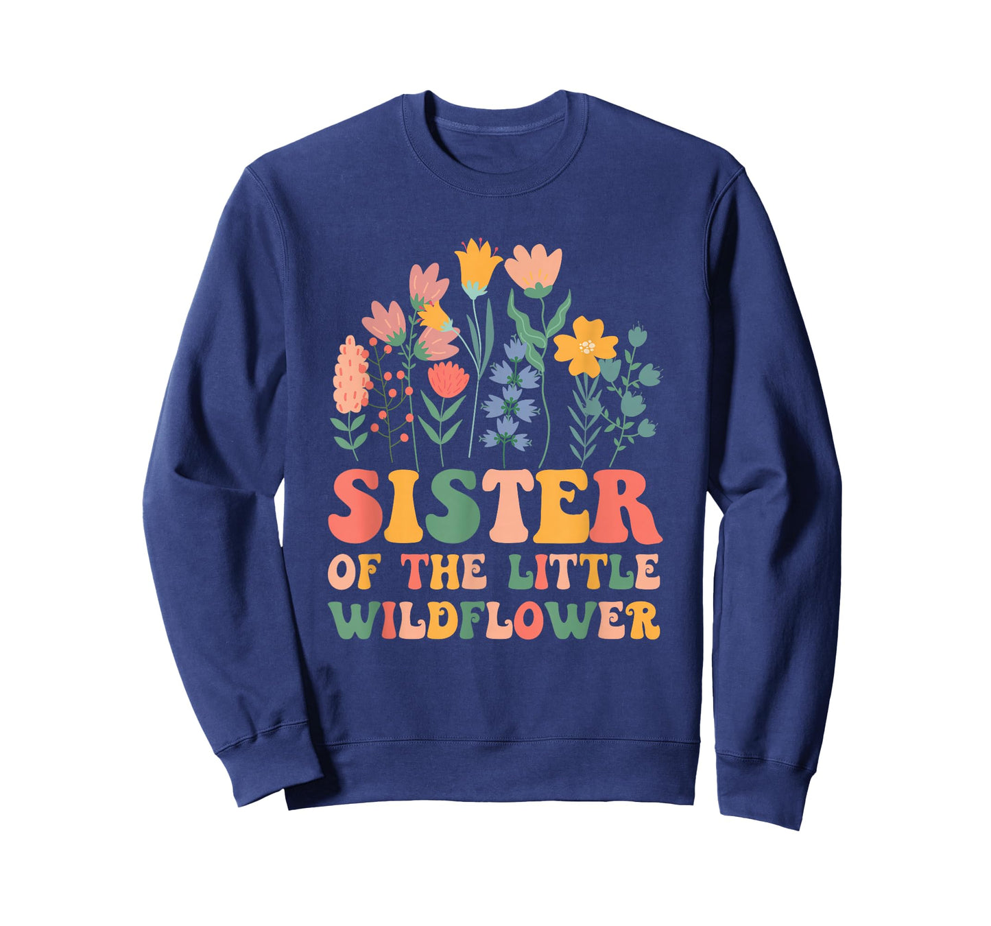 Sister of The Little Wildflower Baby Birthday Party T-Shirt
