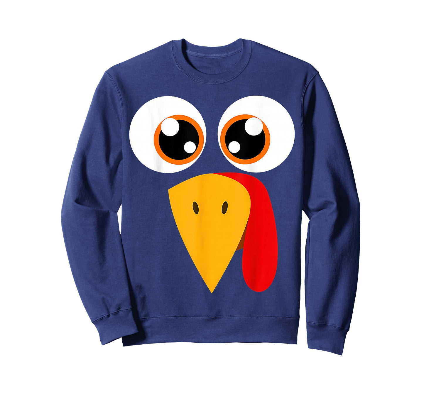 Turkey Face Halloween Costume Thanksgiving Teacher Nurse T-Shirt