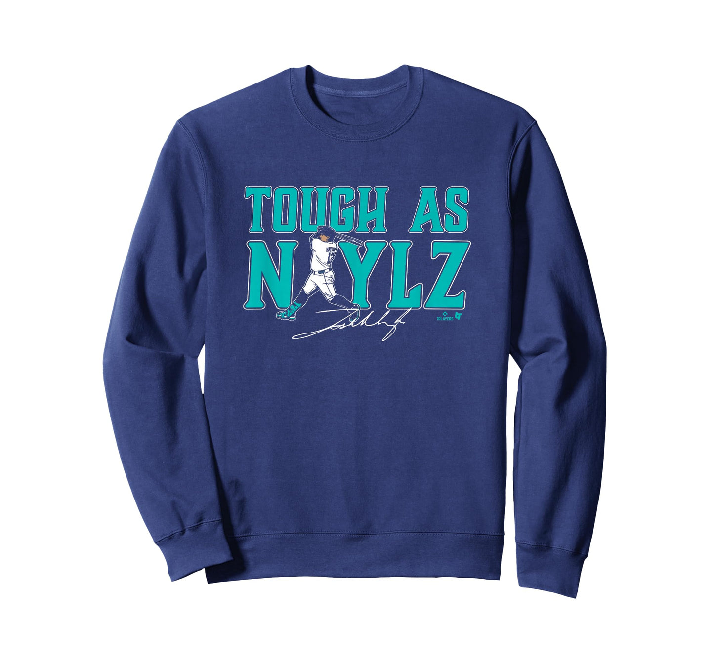 Josh Naylor - Tough as Naylz (Navy) - Seattle Baseball T-Shirt