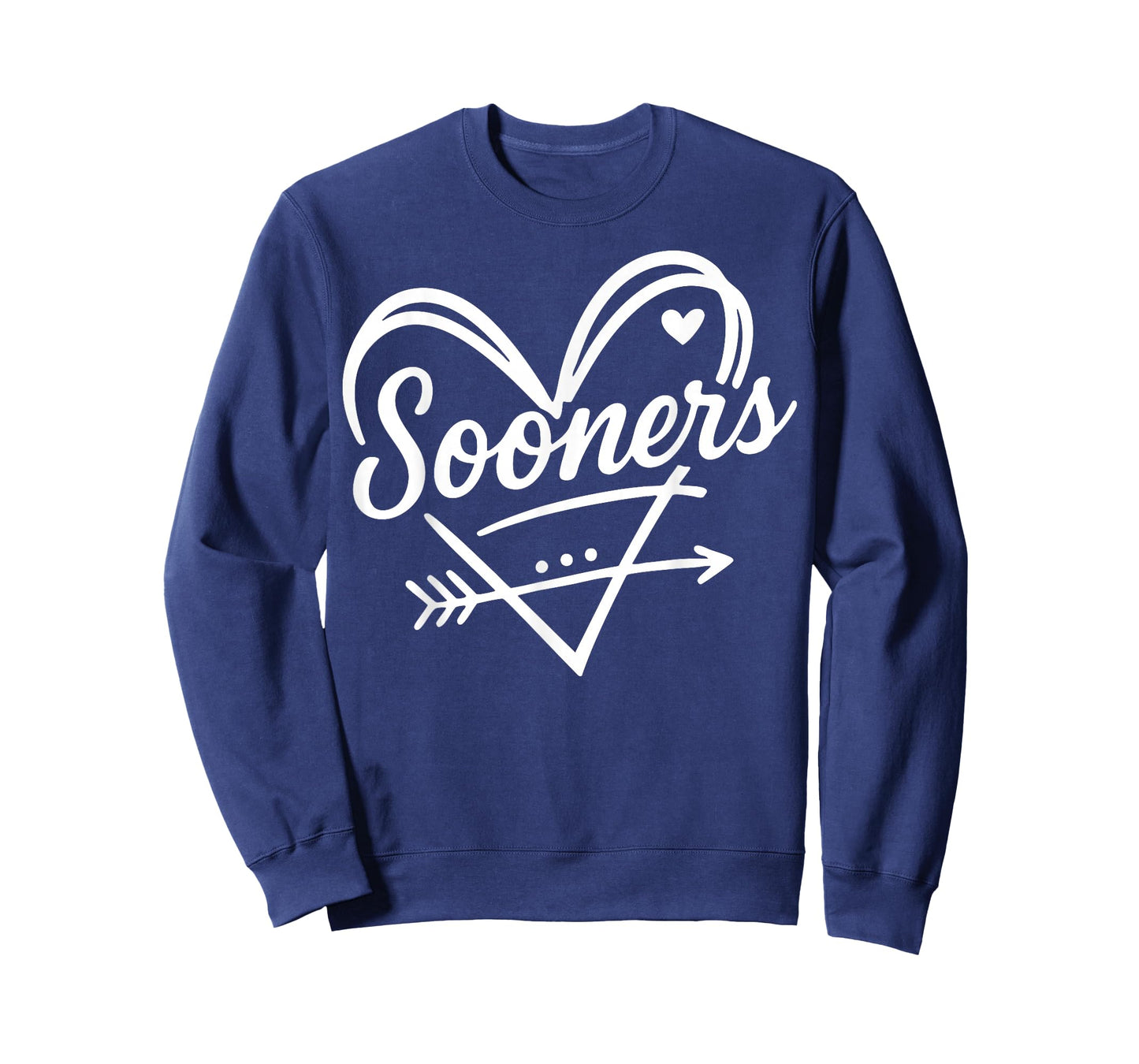 Vintage Sooner Heart Arrow Graphic Gift for Men Women Kids T-Shirt