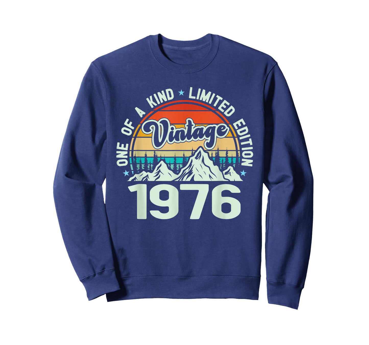 Vintage 1976 One of A Kind Mountain Graphic, 1976 Birthday T-Shirt