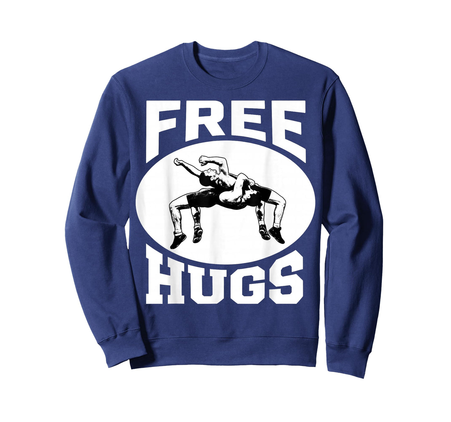 Wrestling Funny Free Hugs T-Shirt