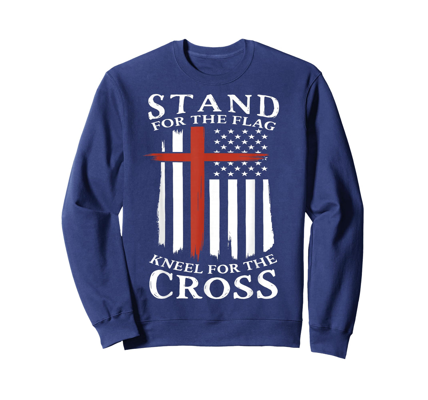 Stand for The Flag Kneel for The Cross–Patriotic Faith Gift T-Shirt
