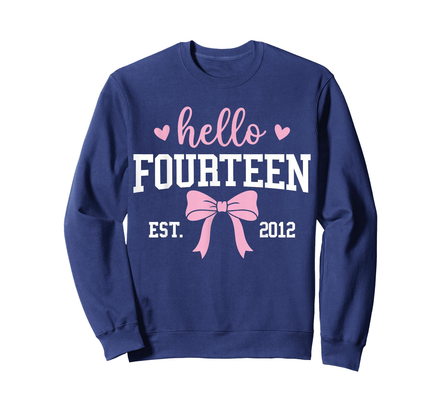 Hello Fourteen Est 2012 14th Birthday 14 Years Old T-Shirt