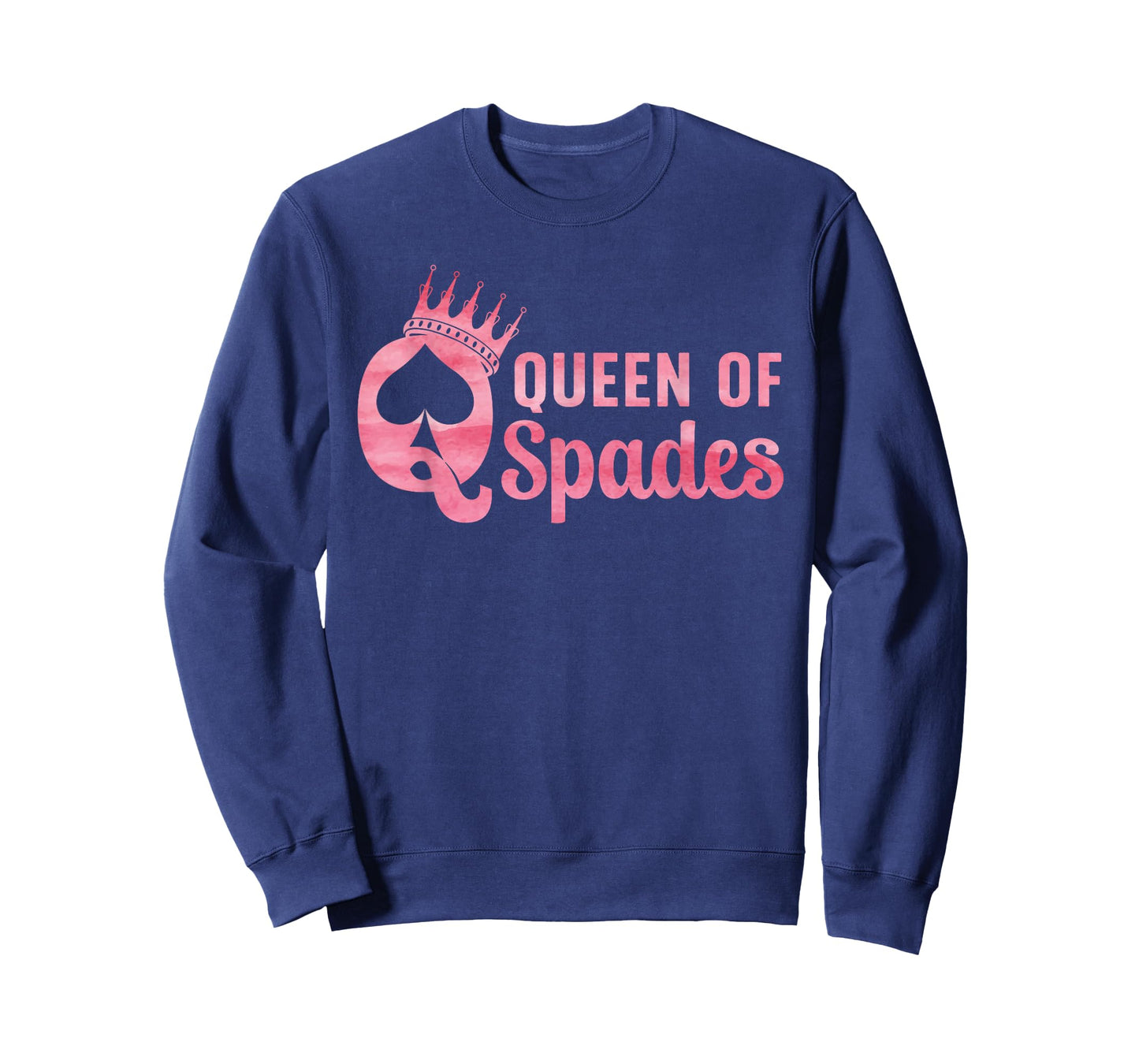 Queen of Spades Design for Women Girl Card Game Spades Lover T-Shirt