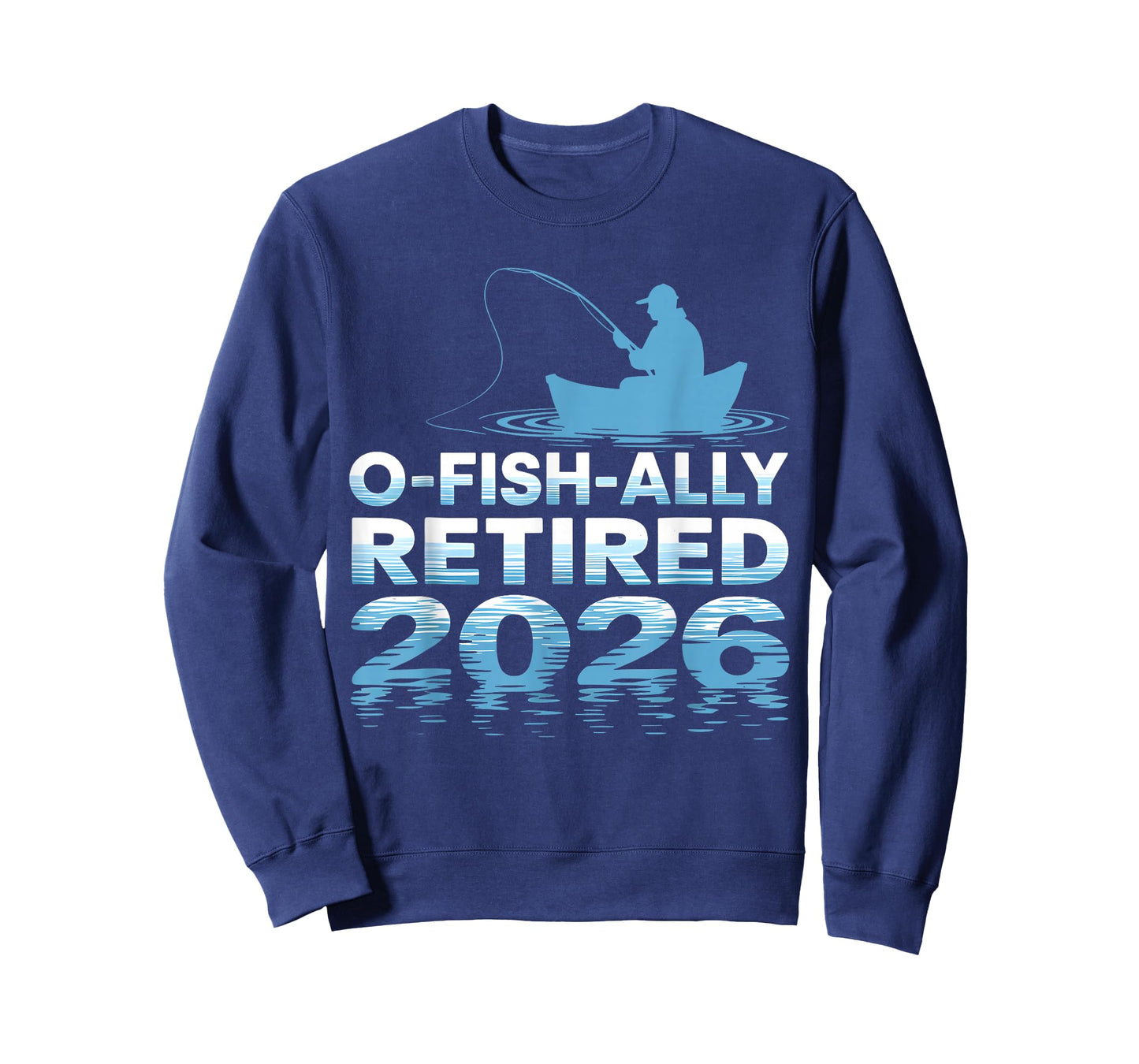 Retro O-Fish-Ally Retired 2026 Fisherman Fishing Retirement T-Shirt