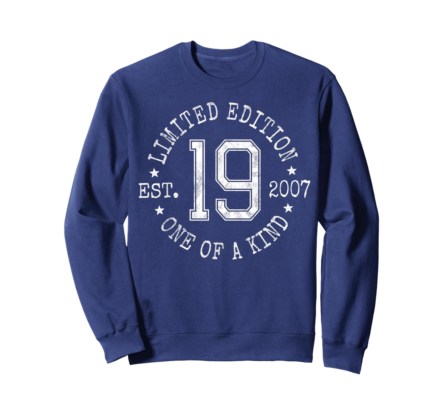 Limited Edition Est 2007 One of a Kind 19th Birthday T-Shirt