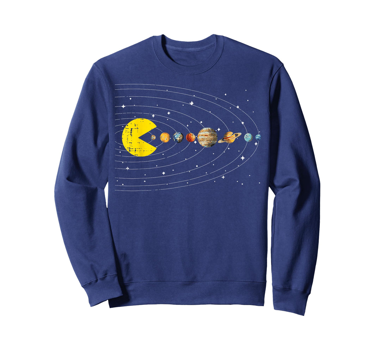 Sun Eating Planets Gaming Space Galaxy Gamer Men Boys Kids T-Shirt