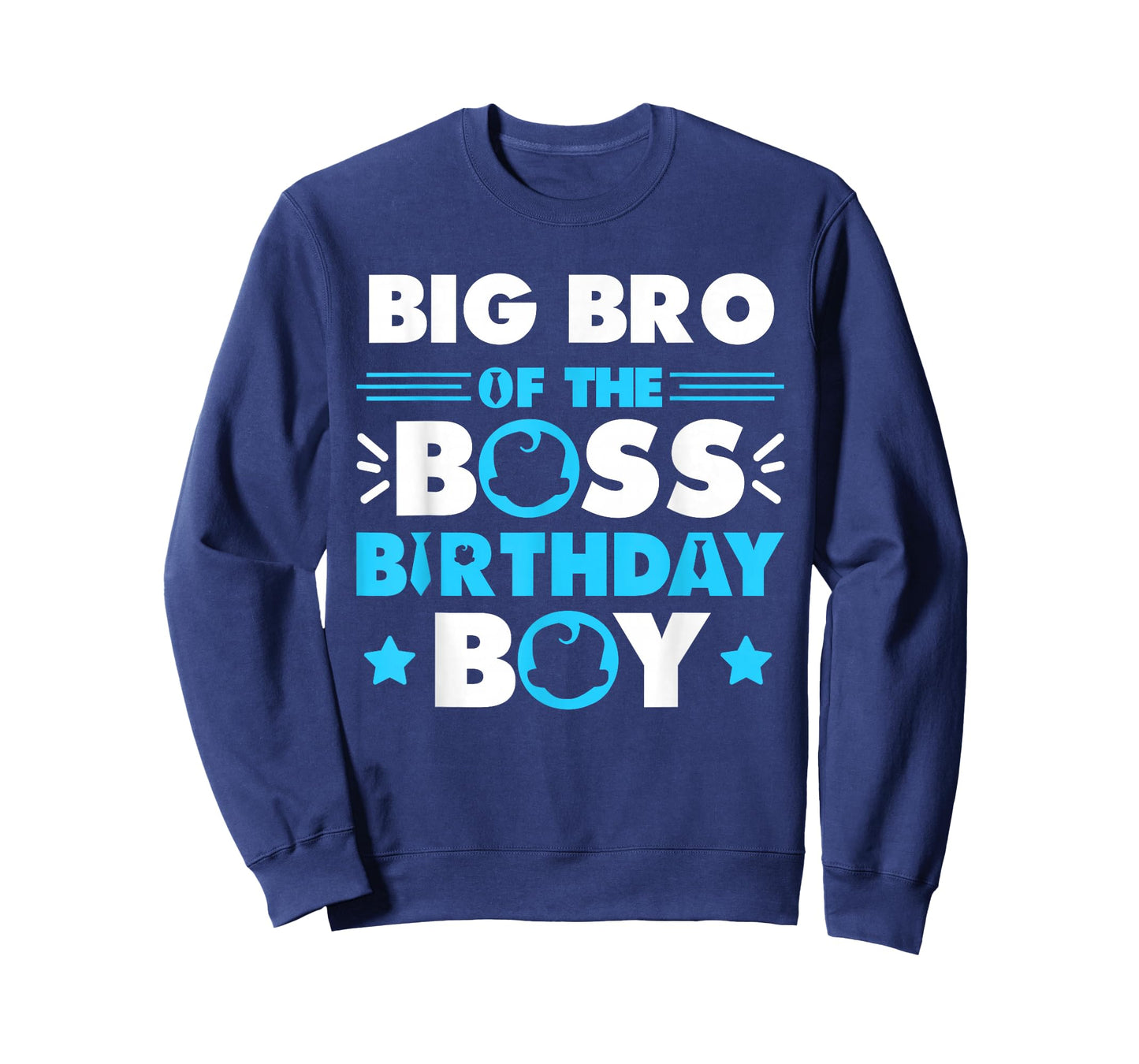 Big Bro of The Boss Birthday Boy Baby Family Matching T-Shirt