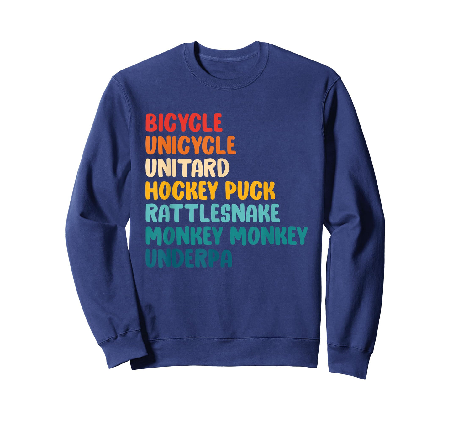 Bicycle Unicycle Unitard Hockey Puck Rattlesnake T-Shirt