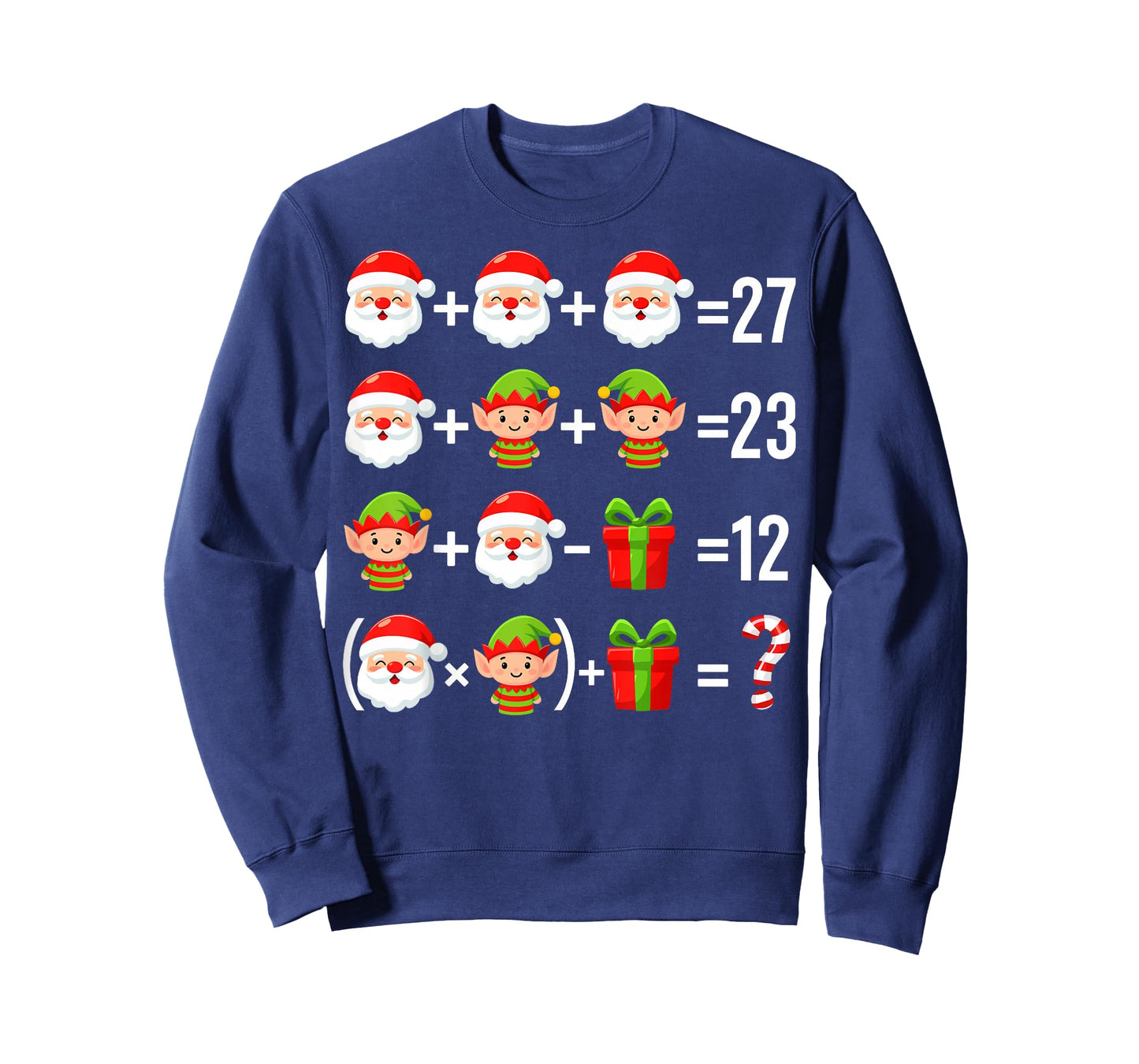 Funny 67 Meme Santa Math Teacher Christmas Six Seven Gift T-Shirt