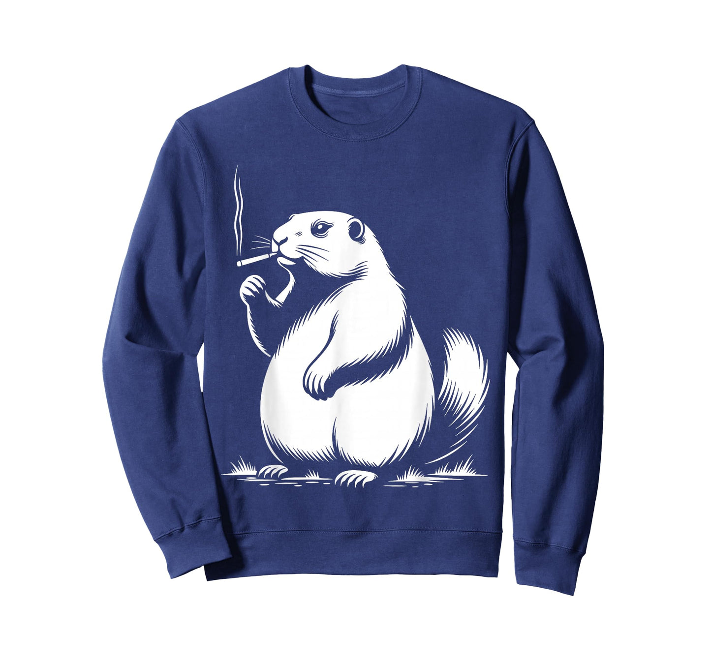 Punxy Phil's Smoking Meme Groundhog Day Costume Gen Z T-Shirt