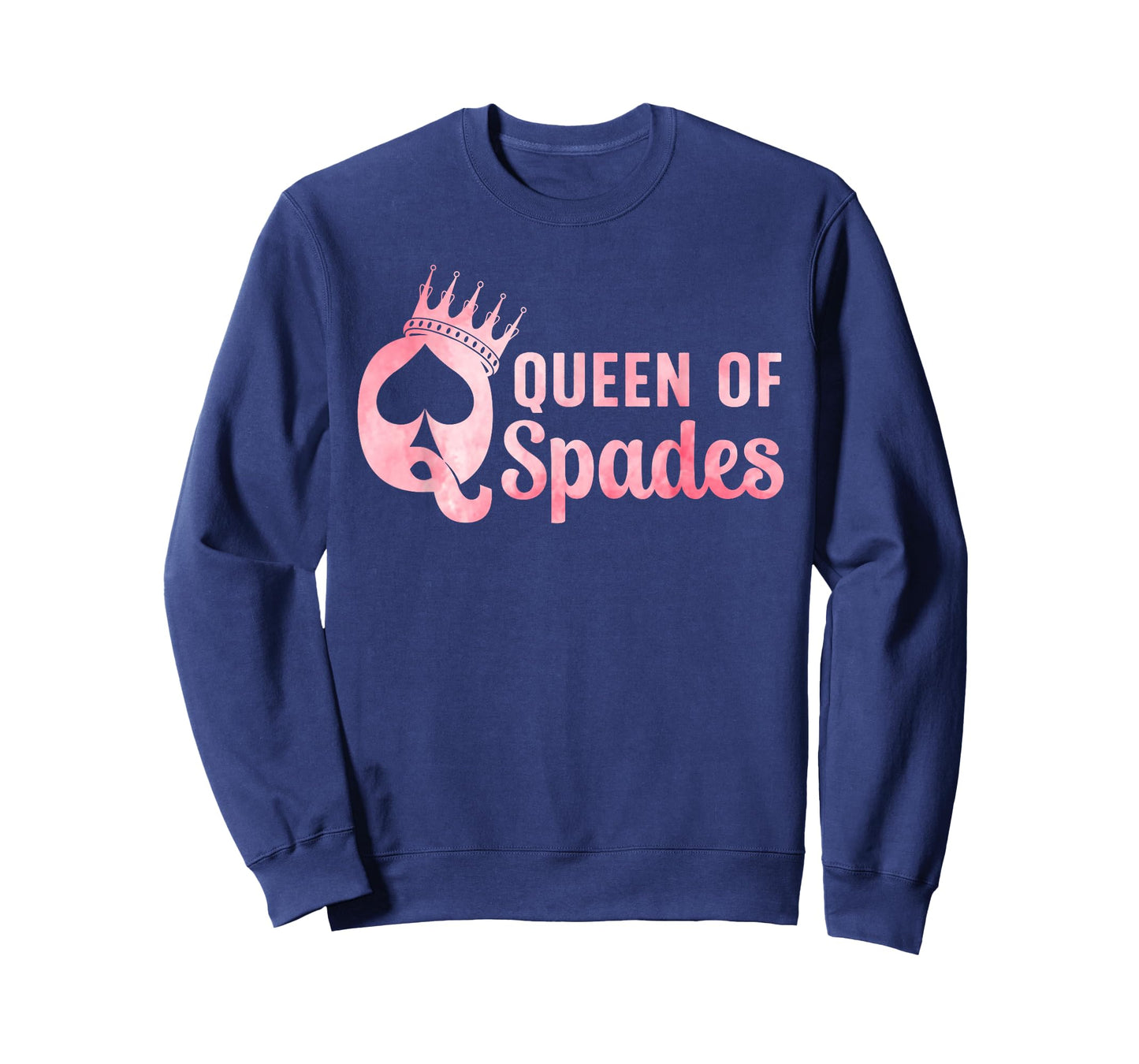 Queen of Spades Design for Women Girl Card Game Spades Lover T-Shirt
