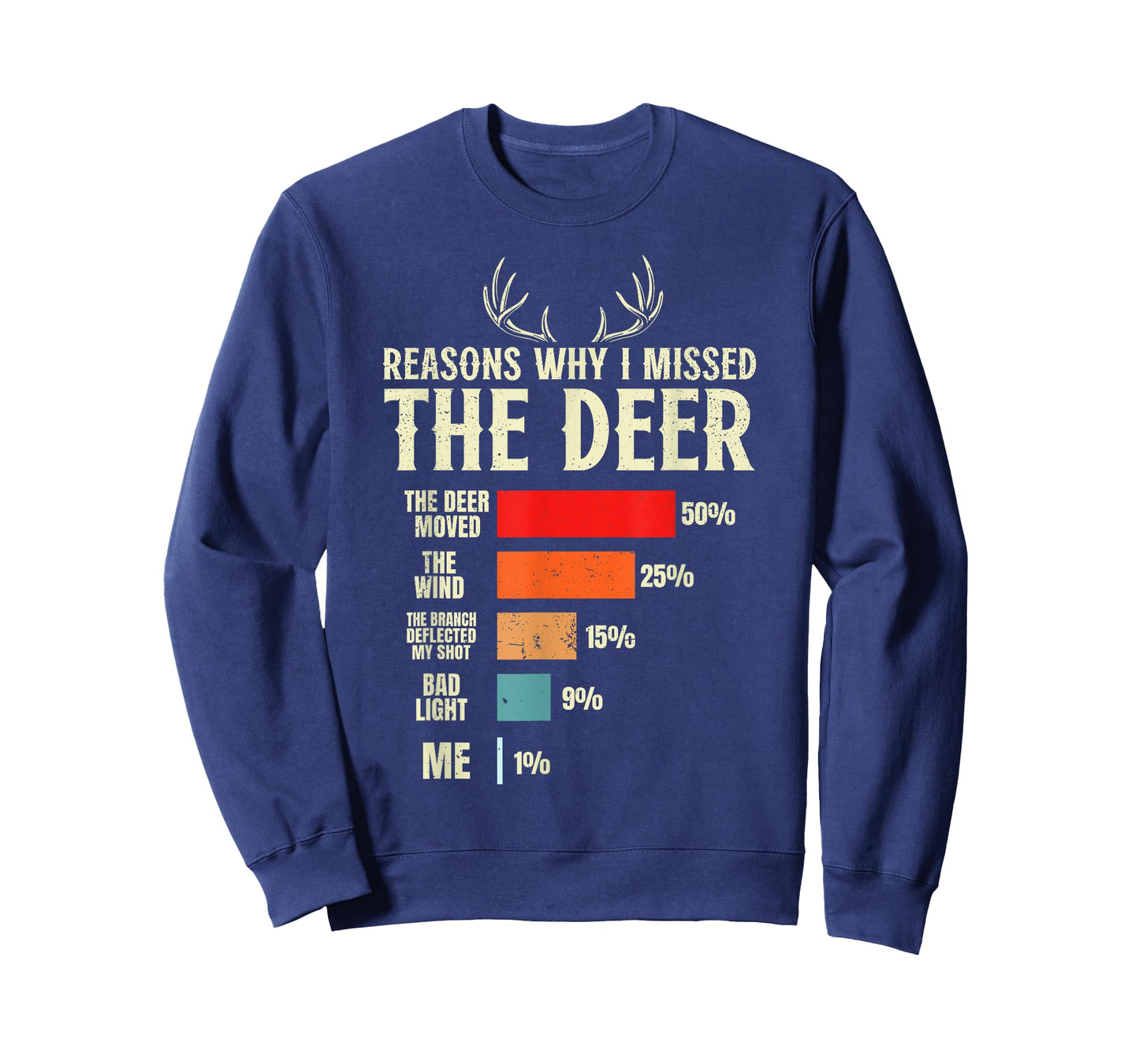 Funny Hunter Reasons why i Missed The Deer Hunting T-Shirt