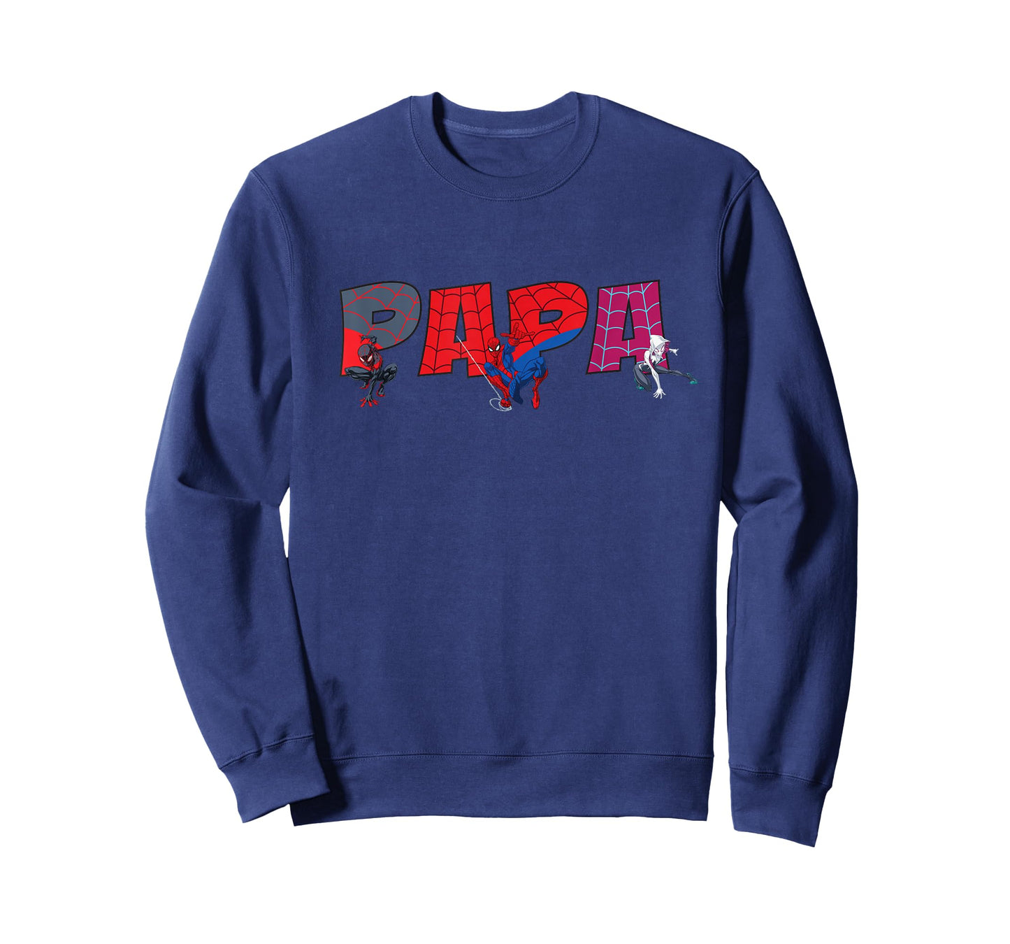 Marvel Spider-Man Trio Papa Father's Day Family Trip B-Day T-Shirt