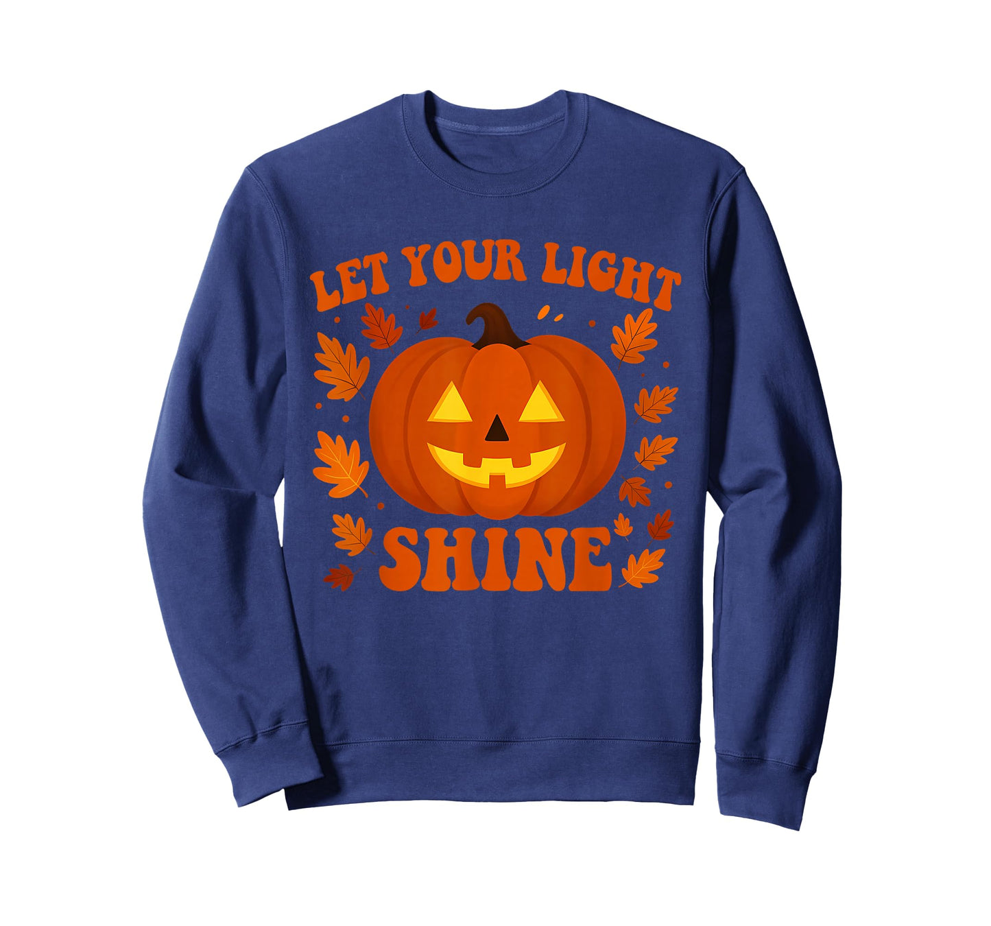 Let Your Light Shine Funny Halloween Design T-Shirt