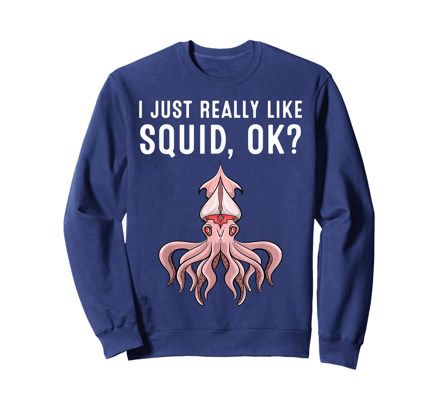Cool Squid Art for Men Women Kids Giant Octopus Squid Lover T-Shirt