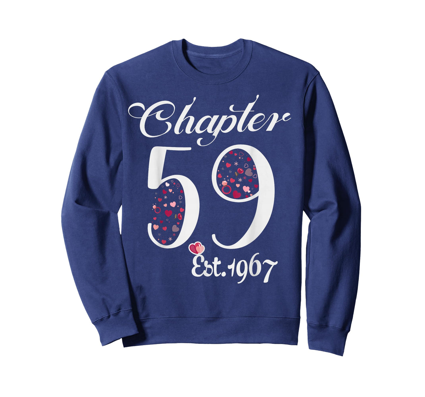 Chapter 59 EST 1967 Happy 59Th Birthday Girl Gift for Her T-Shirt