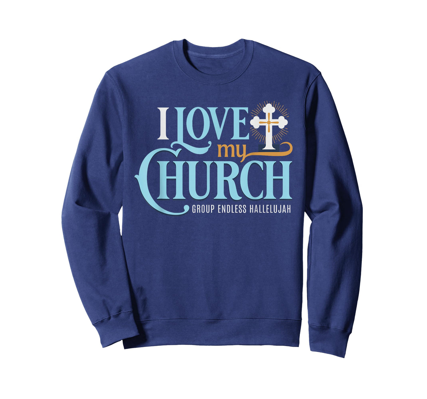 I Love My Church Religious Christian Community Group T-Shirt