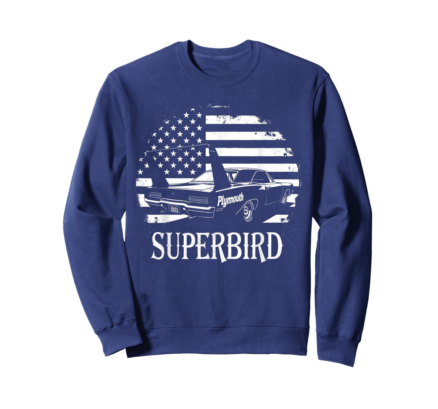 Old School Plymouth Superbird Classic car American Flag T-Shirt