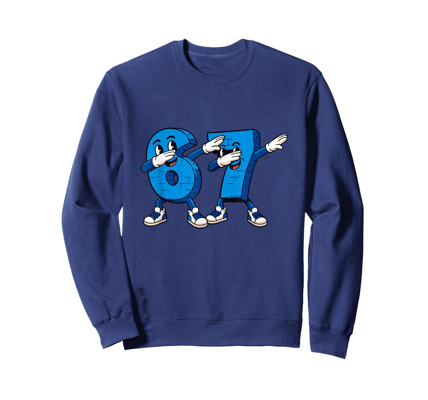 Six Seven Dabbing Cool Meme 67 Funny Dab Number T-Shirt