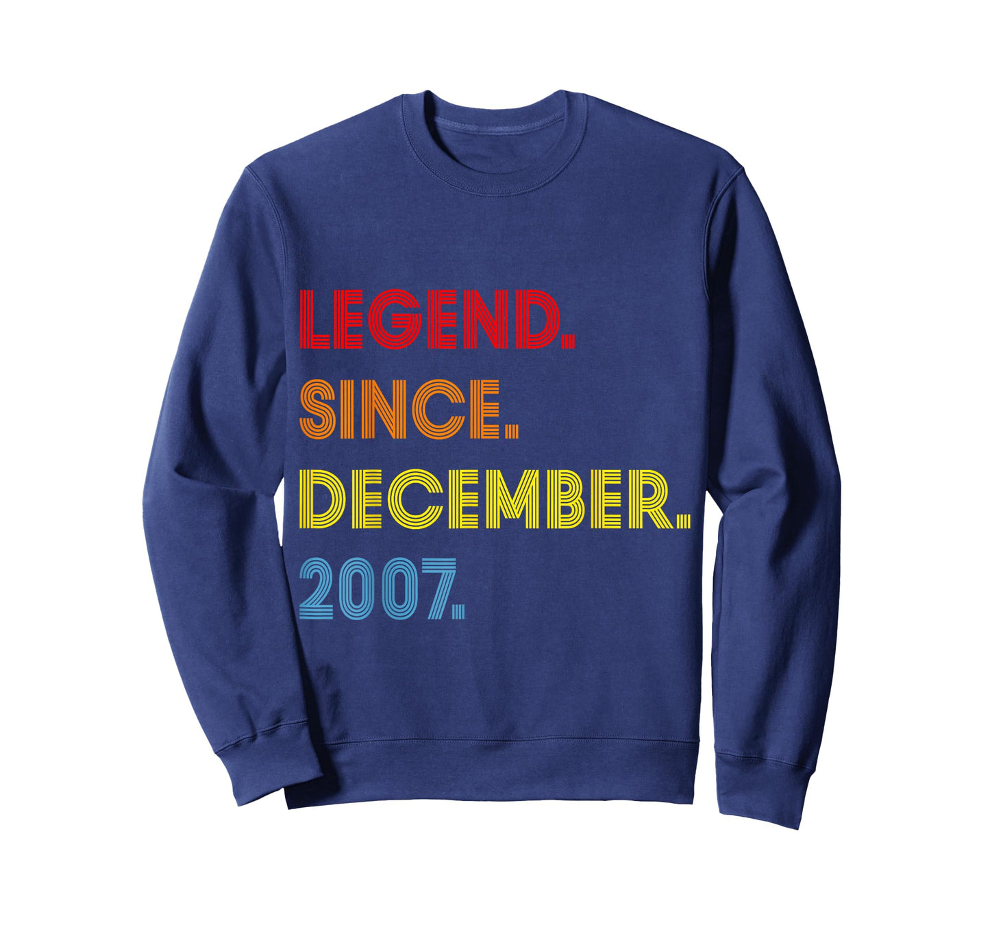 18 Year Old Legend Since December 2007 18th Birthday Boy T-Shirt