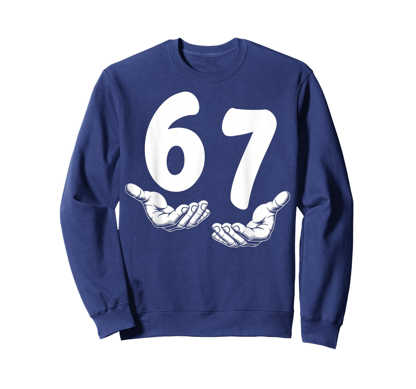 Six Seven 6 7 Meme Hands Funny Kids Teen Boys T-Shirt