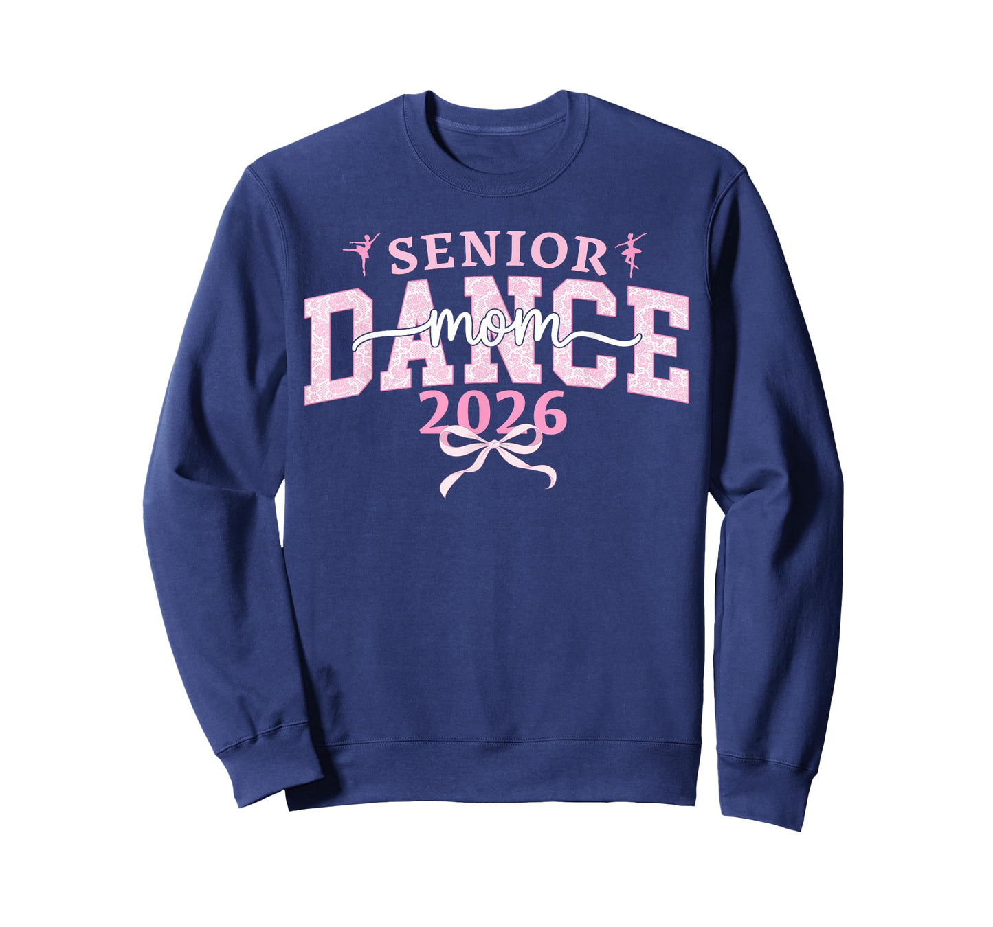 Dance Senior Mom 2026 Coquette Ballet Dancing Senior Mama T-Shirt