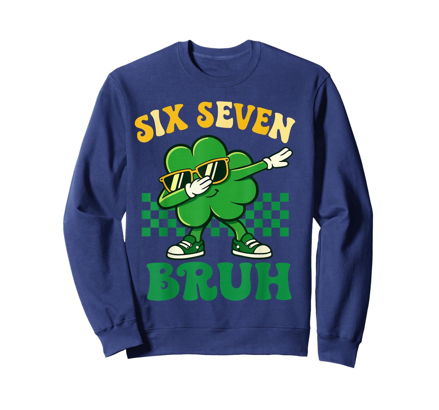 Six Seven 67 St Patricks Day 6 7 Bruh Teens Boys Girls Kids T-Shirt