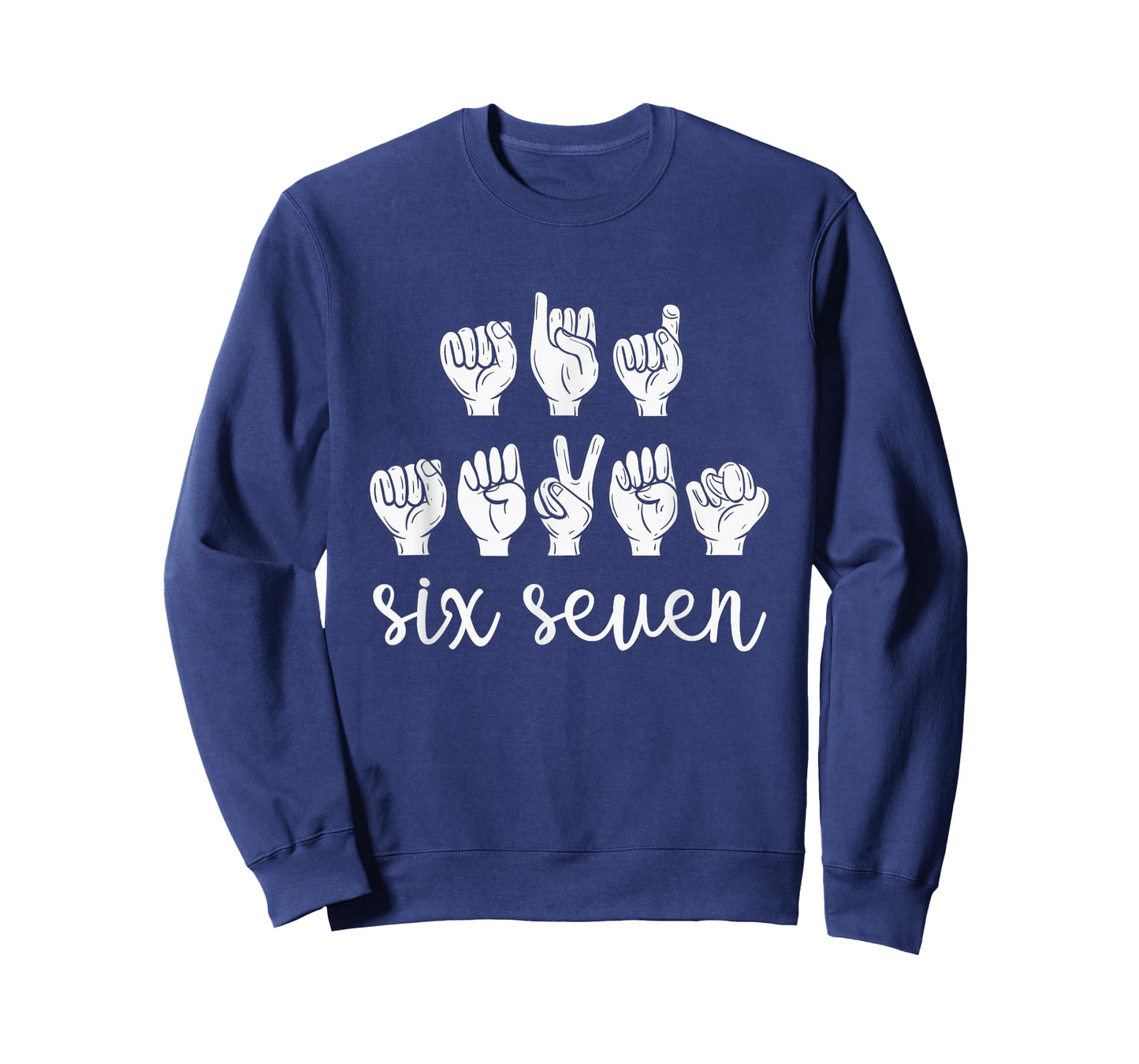 Six Seven Sign Language Trendy 67 ASL Sped Teacher T-Shirt