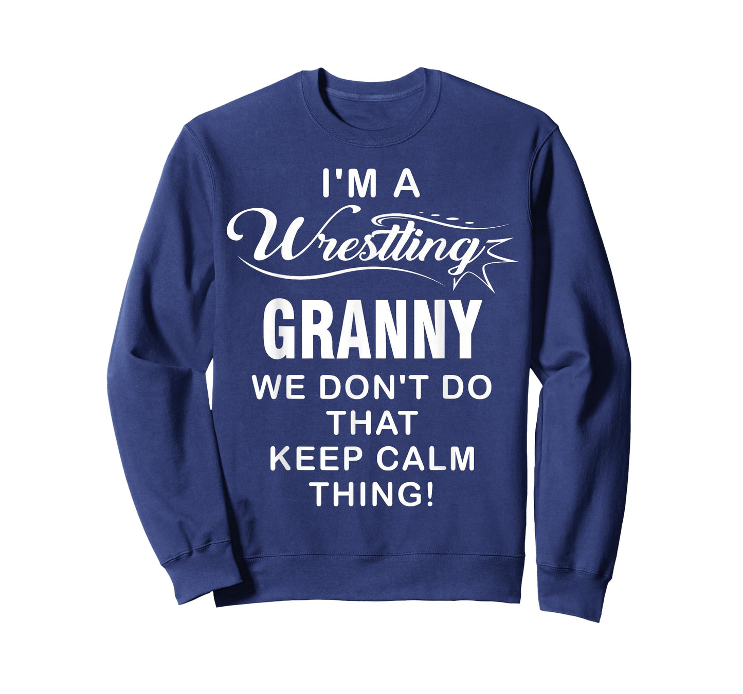 Wrestling I'm A Wrestling Granny Vintage Christmas Xmas T-Shirt