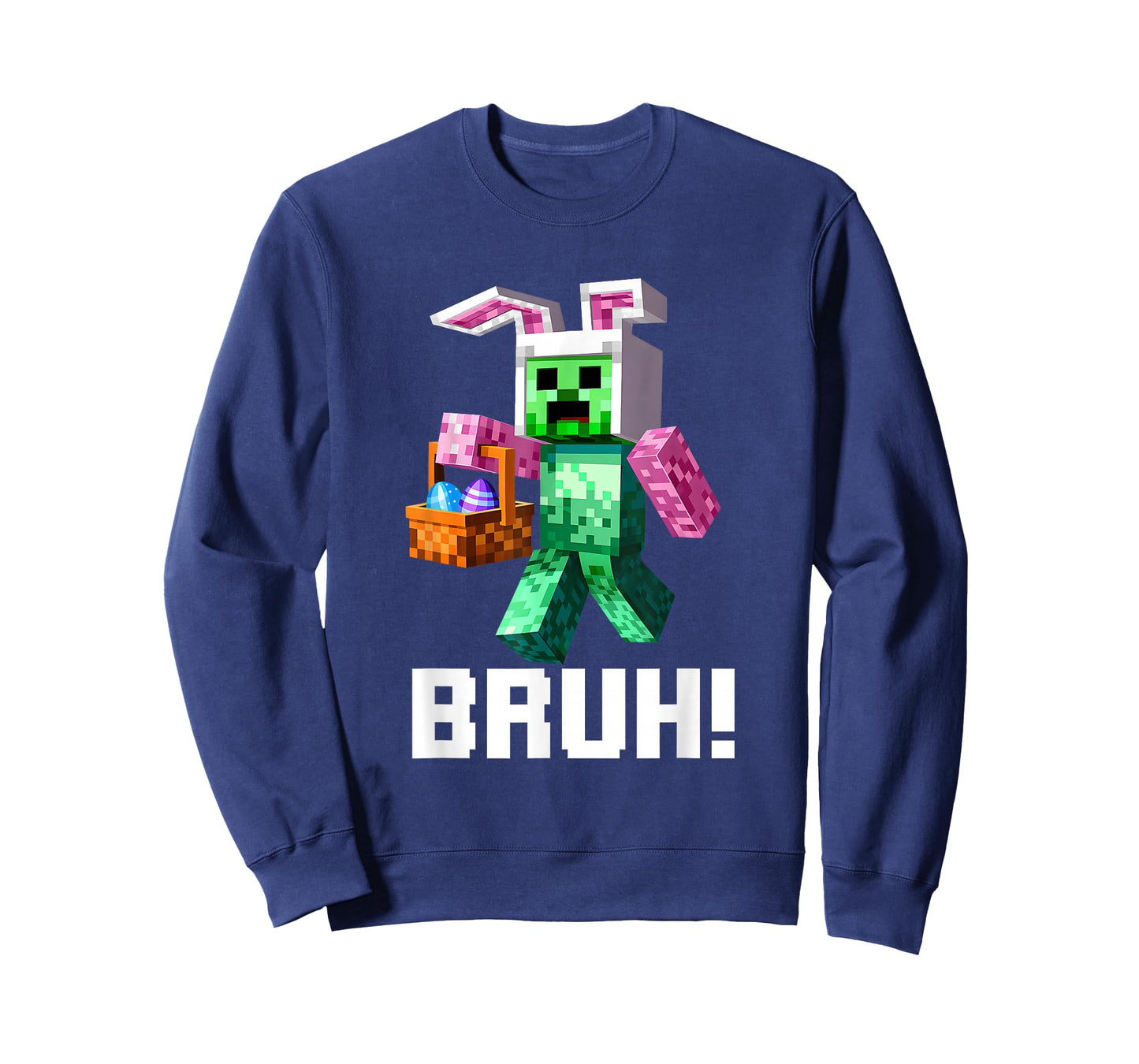 Bunny Bruh Meme Easter Day Dab Funny Bunny Teens Boys Kids T-Shirt